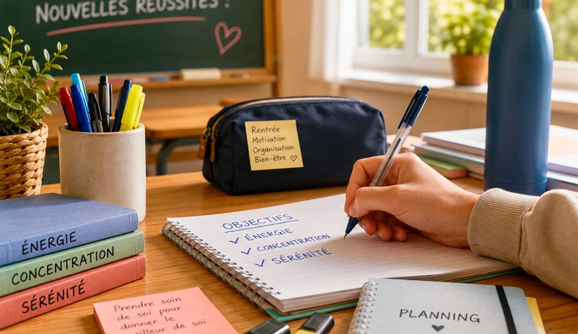 Rentrée : nos conseils pour retrouver énergie, concentration et sérénité
