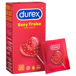 Durex Sexy Fraise x10
