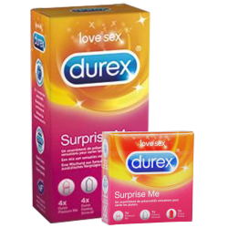 Surprise me Mix Assortiment varier sensations Durex