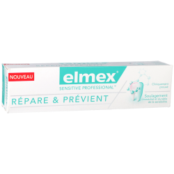 Dentifrice sensitive professional répare et prévient dents sensibles Elmex - 75 mL