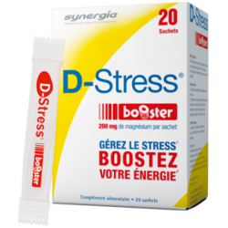 D-stress booster magnésium et énergie Synergia - 20 Sachets
