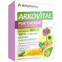 Arkovital Pur'Energie Multivitamines Arkopharma - 30 Comprimé