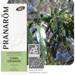 Huile Essentielle Bio Litsée Citronnée Pranarôm -