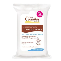Lingettes Intimes Anti-Bactérien Cavaillès x15