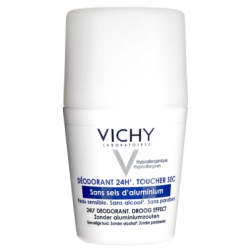 Vichy Déodorant Sans sel d'aluminium peau très sen