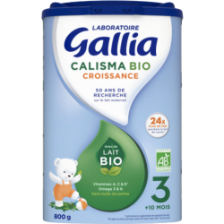 Gallia Calisma BIO croissance 800g - Lait infantile