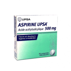 Aspirine 500Mg Upsa Cpr Eff B/20