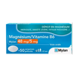 Magnésium vitamines déficit de magnésium viatris x50