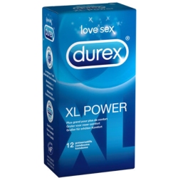 XL Power Extra Large Avec Latex Durex - 12 preservatifs