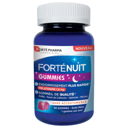 Forté Nuit sommeil régulier 30 gummies Forte Pharma