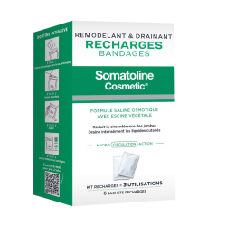 Somatoline Rech Bandages 3 Utilisations – Soin Minceur