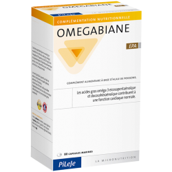 Complément Alimentaire Omegabiane EPA Pileje - 80 Capsules&#