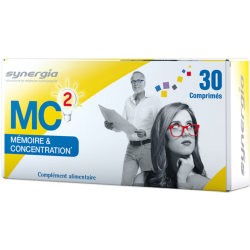 MC2 mémoire et concentration vitamine C Synergia - 30 Comprimés