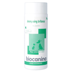 Shampooing brillance à base de Jojoba pour chiens et chats Biocanina - 200 ml