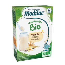 Modilac Céréales Bio Vanille 250G