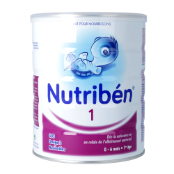 Nutriben 1 Lait pour nourrissons 1er âge - 400 g