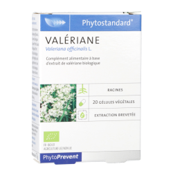 Phytostandard Valérianne Complément alimentaire Phytoprevent Pileje - 20 Gélules
