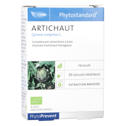 Phytostandard Artichaut Complément alimentaire Phytoprevent Pileje