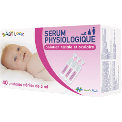 Sérum Physiologique 40 unidoses stériles 5 mL Evoluphar