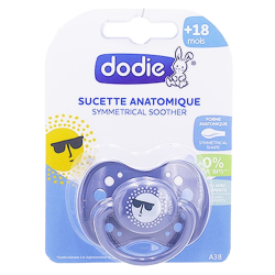 Sucette anatomique symmetrical soother 18+ mois Dodie