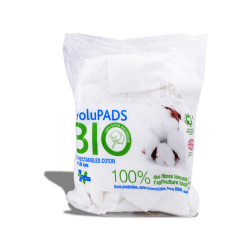 Coton rectangle Bio Evolupads Evolupharm 8x10 cm Sachet de
