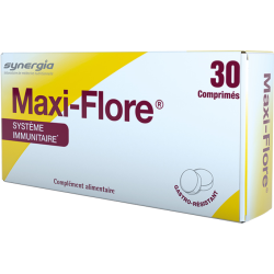 Maxi-flore système immunitaire vitamine D Synergia - 30 Comprimés