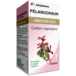 Arkogélules pelargonium confort respiratoire Arkopharma - 45 