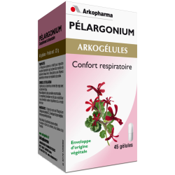 Arkogélules pelargonium confort respiratoire Arkopharma - 45
