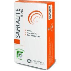 Safralite 15 mg équilibre émotionnel fonctions psychologiques normales Codifra - 28 Gélules