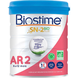 Lait bio AR 2 6-12 mois - Biostime - 800g