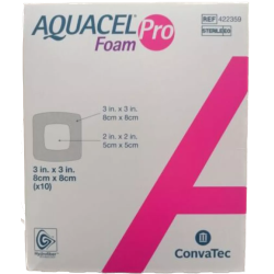 Aquacel Foam Pro 8x8cm (x10) - Pansement Hydrocellulair
