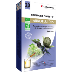 Arkofluides Confort Digestif sans alcool Arkopharma - 20 amp