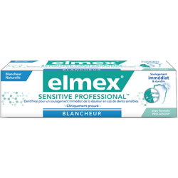 Dentifrice Sensitive Professional blancheur dents sensibles Elmex - 75 mL