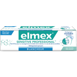 Dentifrice Sensitive Professional blancheur dents sensibles Elmex