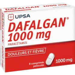 Dafalgan 1G 8 comprimés pelliculés Douleurs