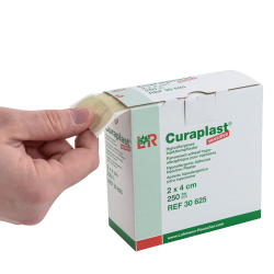 Curaplast Sensitive Pansement pour injections Rouleau de 250 pièces  Lohmann & Rauscher - 2 x 4 cm