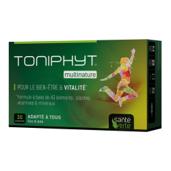 Toniphyt Multinature Santé Verte - 30 Comprimés