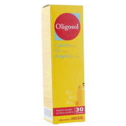Oligosol Cuivre Or Argent 60ml