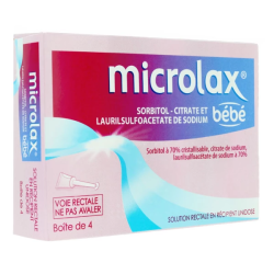 Microlax Bébé solution rectale anti constipation