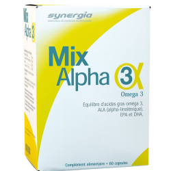 Mix Alpha 3 oméga 3 cholestérol et coeur Synergia&