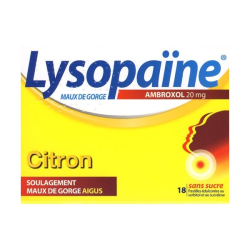 Lysopaine Ambroxol Citron 20Mg S/S Past18