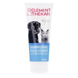 Shampooing poils courts pour chiens et chats Clement Thekan&