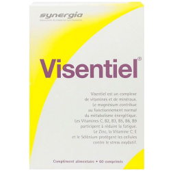 Visentiel fatigue vitamines et minéraux Synergia - 60 Comprimés