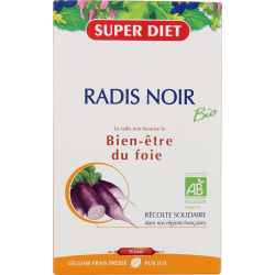 Radis noir protection du foie Bio Super Diet - 20 Ampoules