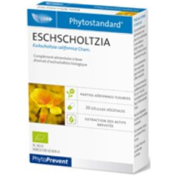 Phytostandard Eschscholtzia Complément alimentaire Phytoprevent Pileje - 20 Gélules