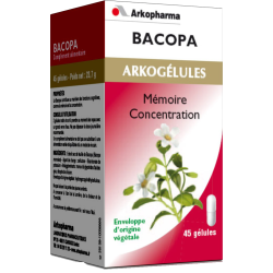 Arkogélules bacopa mémoire concentration Arkopharma - 45