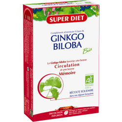 Ginkgo biloba circulation et mémoire Bio Super Diet -&#