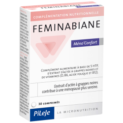 Complément Alimentaire Feminabiane Méno’Confort Pileje - 30 Comprimés
