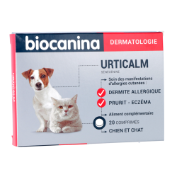 Urticalm Soin dermatologique pour chien et chat Biocanina -&