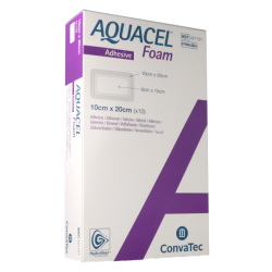 Aquacel Foam Adhesive 10x20cm (x10) - Pansement Hydroce